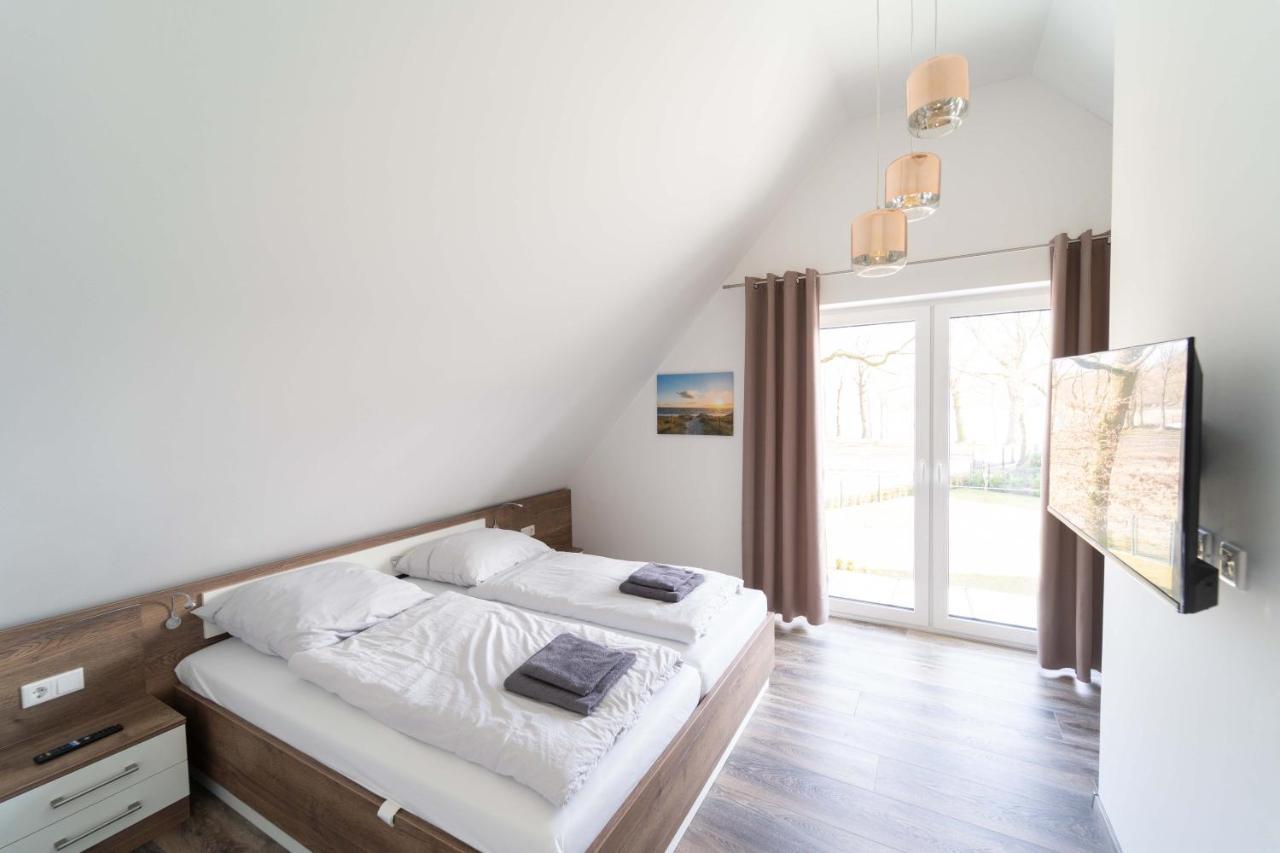 Ferienhaus Seeblick am Harkebrügger See mit Sauna und Kamin Barssel  Exterior foto